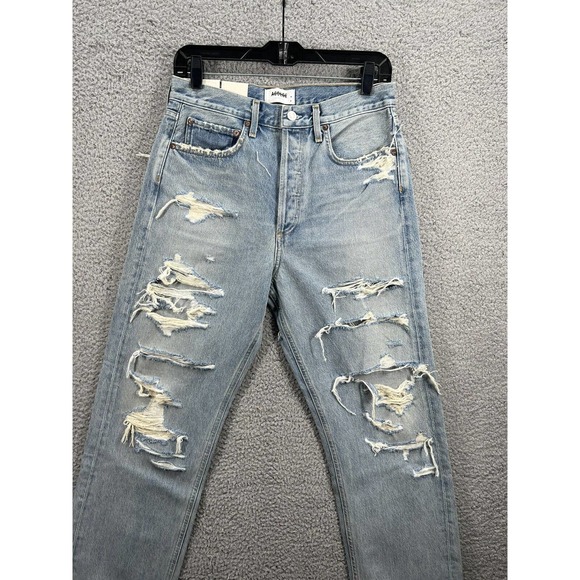 Agolde 90s Midrise Loose Fit Jeans Unhinged - Picture 3 of 12